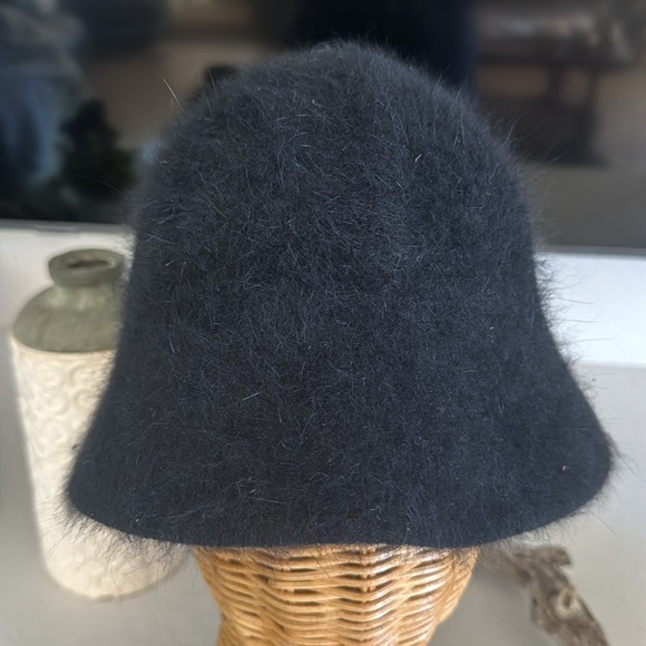 Angora black hat NWOT - Picture 4 of 4